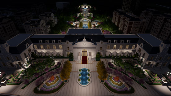 信陽(yáng)別墅花園景觀(guān)設(shè)計(jì)案例