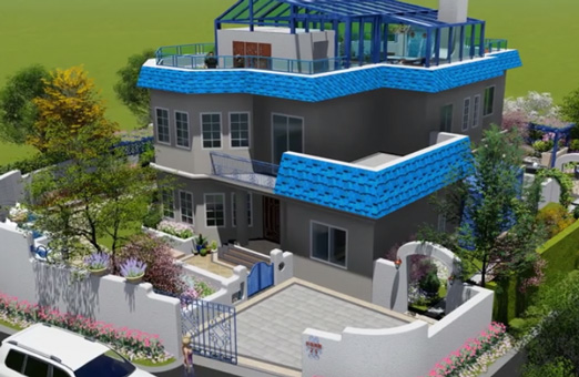 長(zhǎng)島別墅25號(hào)景觀(guān)設(shè)計(jì)視頻