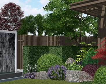 信陽(yáng)別墅庭院