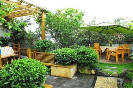 屋頂花園設(shè)計(jì)實(shí)景圖1