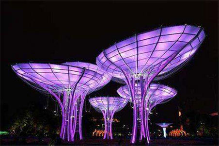 廣場景觀燈實景圖